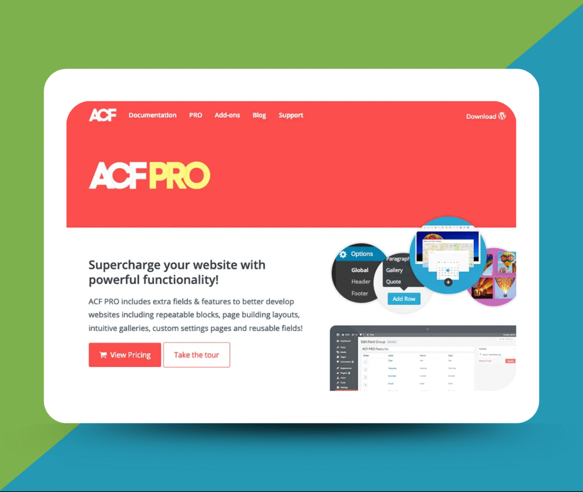 Advanced Custom Fields Pro - Wp GPl Plugin