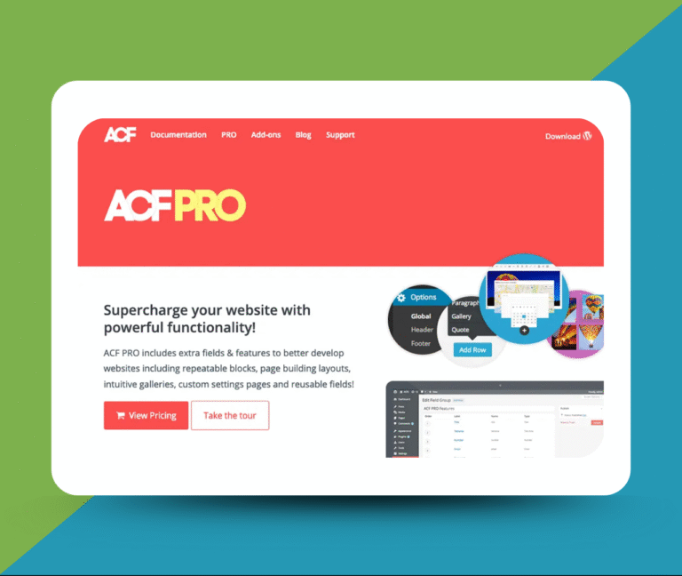 Advanced Custom Fields Pro - Wp GPl Plugin