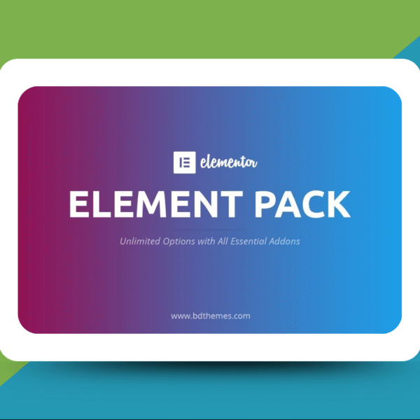 BDThemes Element Pack Pro - Wp GPl Plugin