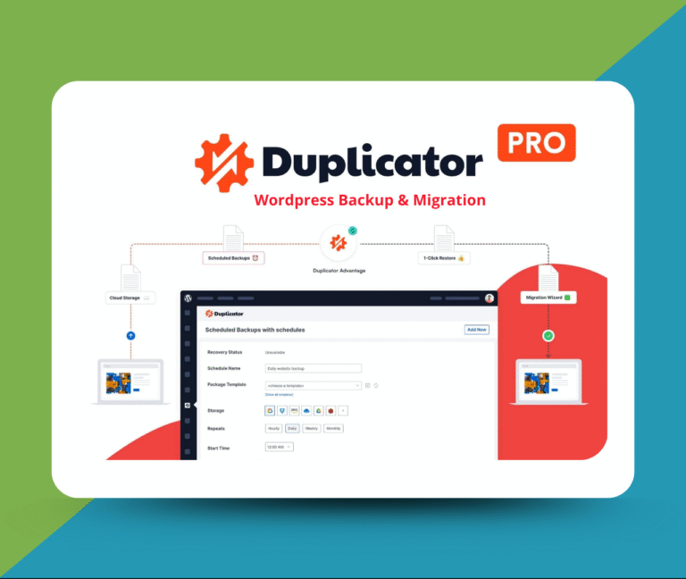 Duplicator Pro - Wp GPl Plugin