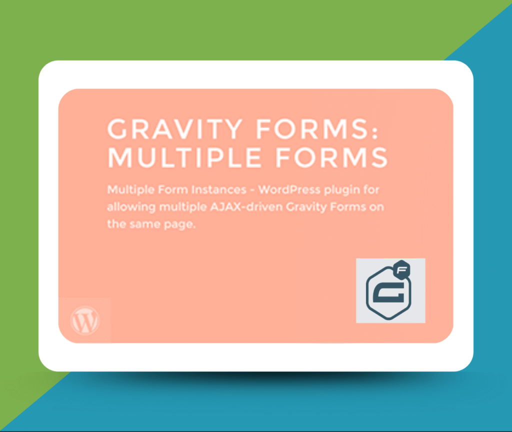Gravity View Multiple Forms - Wp GPl Plugin
