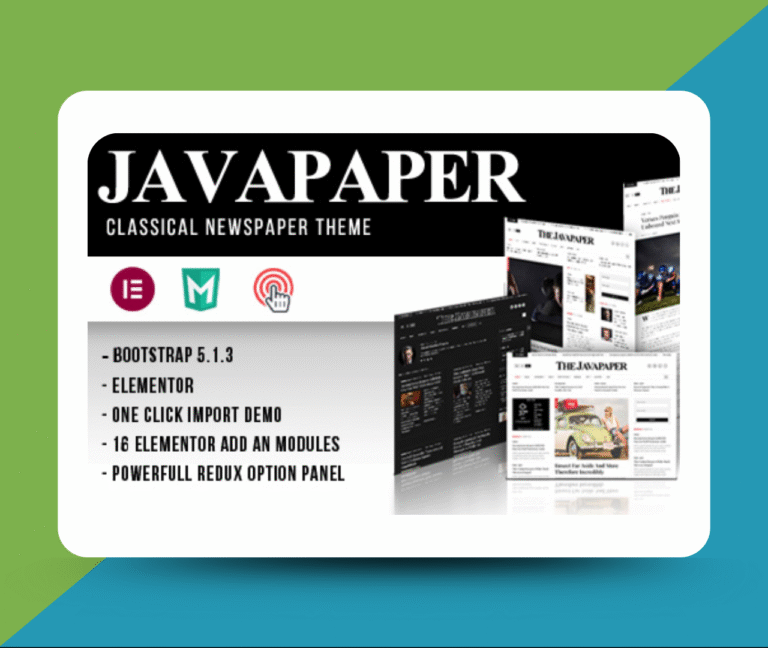 JavaPaper BLOG THEME