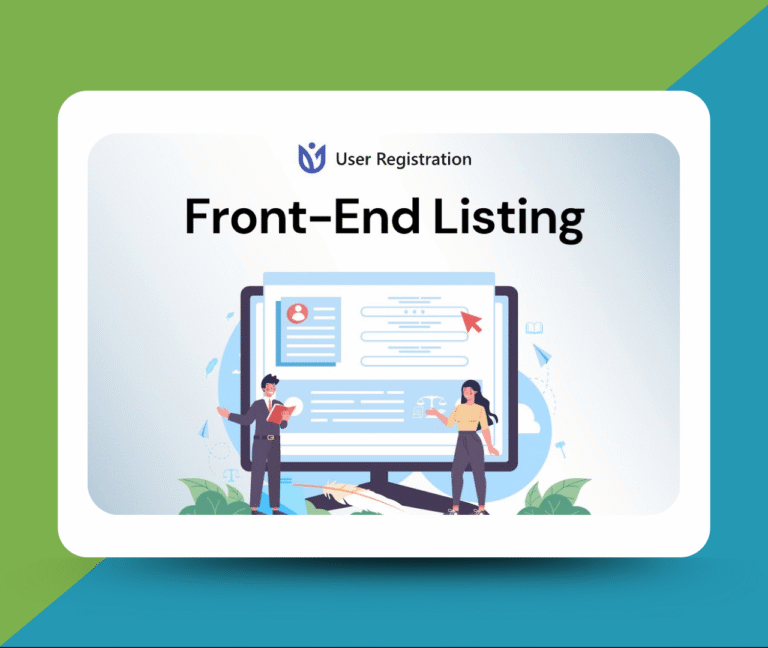 User Registration – Frontend Listing - WPGplShop.in